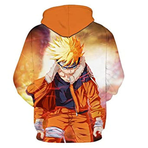 Image of Naruto Anime Character Hoodie Pullover Hoodie