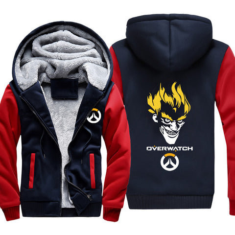 Image of Overwatch Rat  Jackets - Zip Up Black Super Cool Jacket
