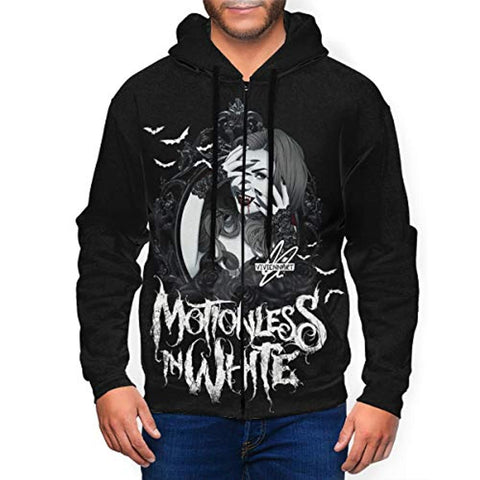 Image of Motionless in White Men's Fashion 3D Printed Zip Hooded Sweatshirt Hoodie