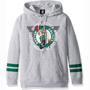 NBA Boston Celtics Stripes Fleece Pullover Hoodie Sweatshirt