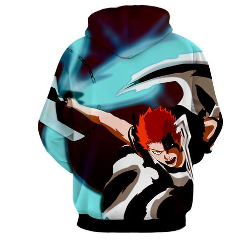 Image of Ichigo Shinigami - 3D Hoodie - Bleach Jacket