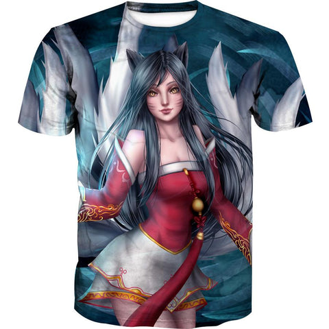 Image of League of Legends Ahri Hoodies - Pullover Sexy  Ahri Hoodie