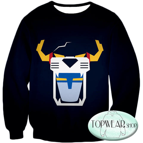 Image of Voltron: Legendary Defender Hoodies - Voltron Force Front Face Mask Hoodie