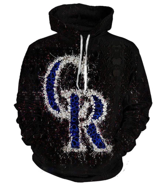 Colorado rockies zip up sale hoodie