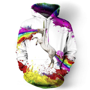 Unicorn Spew Hoodie