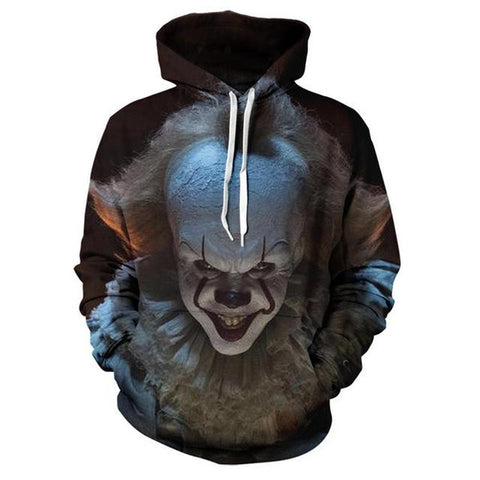 Image of Joker 3D Printed Hooded Pullover - Suicide Squad Sweatshirt Hoodies