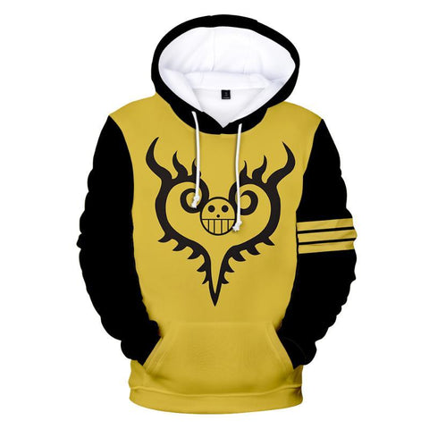 Image of 3D Anime One Piece Hoodies - Hip Hop Print Hooded Sweatshirts