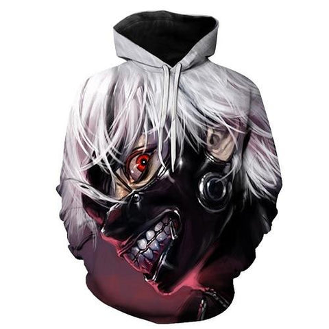 Image of Anime Tokyo Ghoul Hoodie - 3D Harajuku Sweatshirt