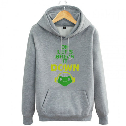 Image of Overwatch Lucio Let's Break It Down Hoodies - Pullover Yellow Hoodie