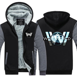 Westworld Zipper Jacket Hoodie Sportswear