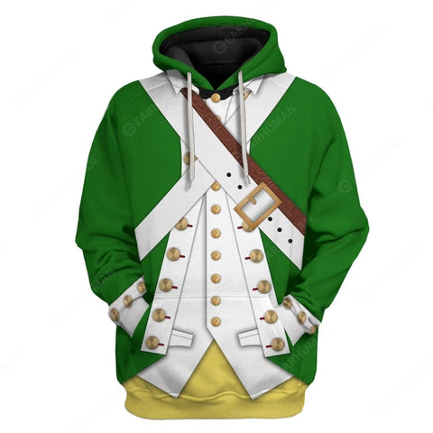 Image of Historical Personage Continental Marines 3D Printed Cosplay Hoodie