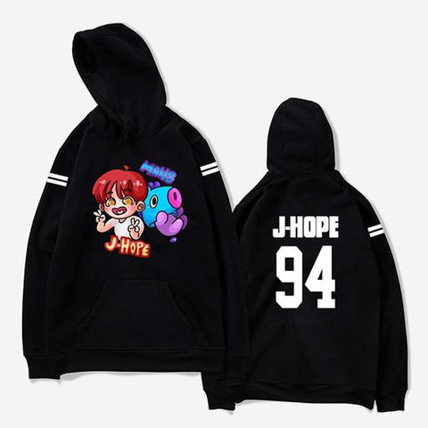 Image of BTS Hoodie - BTS J-HOPE Super Cute Hoodie
