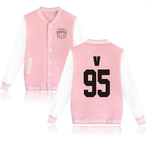 Image of BTS Coat - BTS V Striped Super Cool Jacket