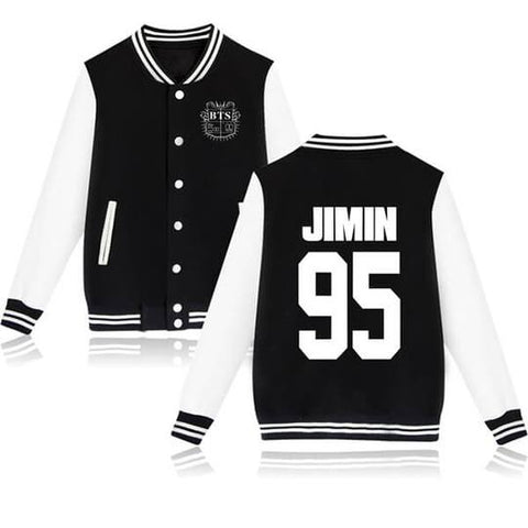 Image of BTS Coat - BTS JIMIN Striped Super Cool Jacket