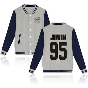 BTS Coat - BTS JIMIN Striped Super Cool Jacket