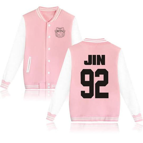 Image of BTS Coat - BTS JIN Striped Super Cool Jacket