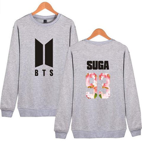 Image of BTS Sweatshirt - SUGA Member Name Sweatshirt