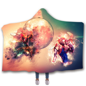 LOL Hooded Blankets - LOL Lee Sin Super Cool Fleece Hooded Blanket