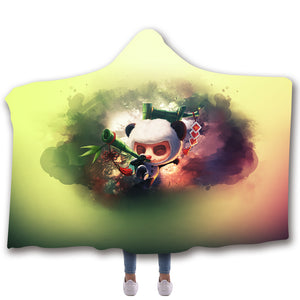 LOL Hooded Blankets - LOL Teemo Super Cute Fleece Hooded Blanket