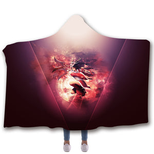 LOL Hooded Blankets - LOL Akali Super Cool Fleece Hooded Blanket