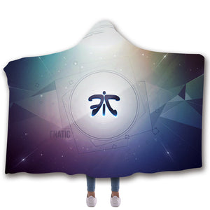 LOL Hooded Blankets - LOL Game LOGO Super Cool Fleece Hooded Blanket