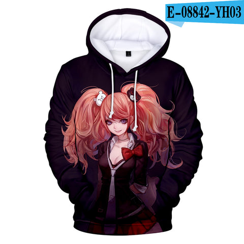 Image of Danganronpa Monokuma Unisex 3D Hoodie Sweatshirt Hooded Streetwear