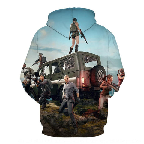 Image of PUBG 3D Digital Printing Hoodie Pullover