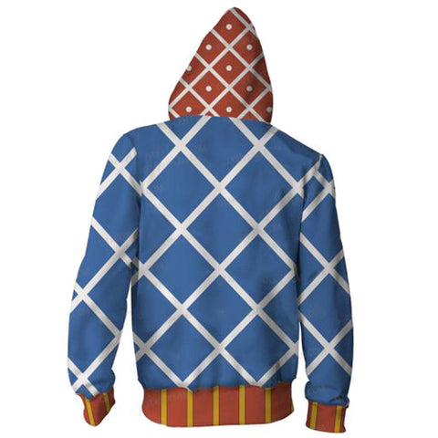 Image of JoJo's Bizarre Adventure Hoodies - GUIDO MISTA Cosplay Zip Up Hoodie