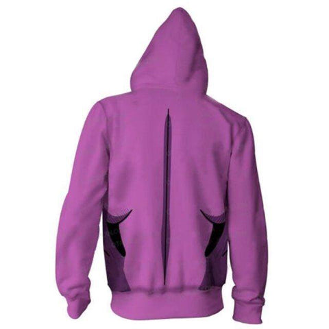 Image of JoJo's Bizarre Adventure Hoodies - Giorno Giovanna Pink Zip Up Hoodie