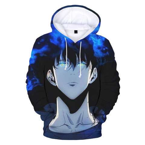 Image of Anime Solo Leveling Sung Jin Woo 3D Printed Hoodies Sweatshirts