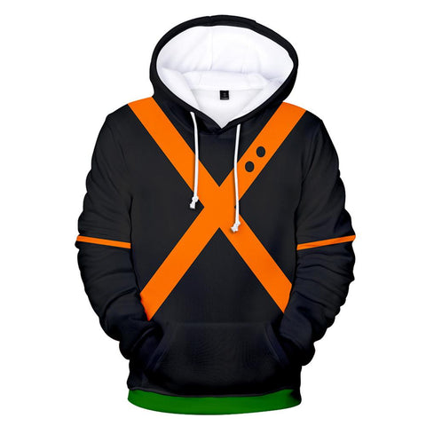 Image of Boku No Hero Academia My Hero Academia Katsuki Bakugo Hoodies Cosplay Costume Training Jacket