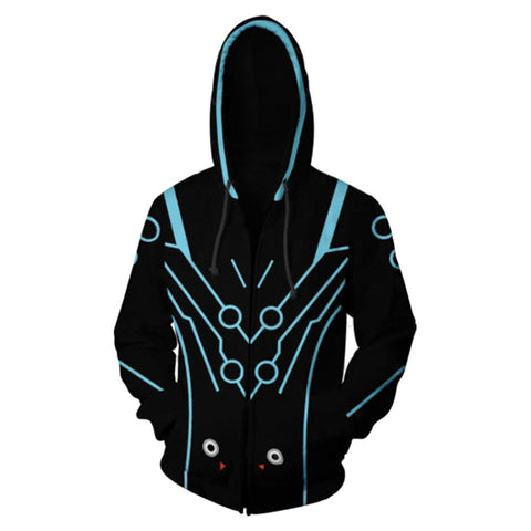 Image of Unisex Shimada Genji Skin Hoodies Game Overwatch Zip Up 3D Print Hoodies