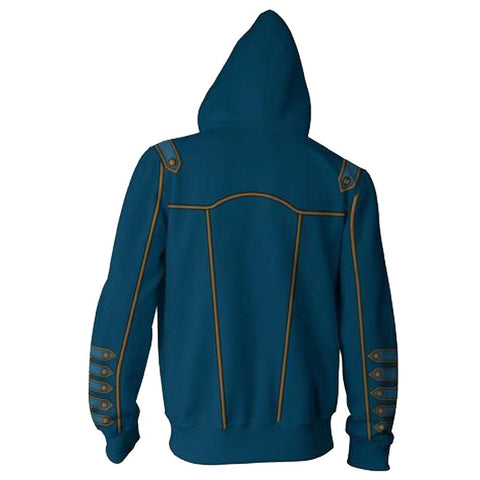 Image of Unisex Hoodies Devil May Cry 3 Zip Up 3D Print Jacket Sweatshirt