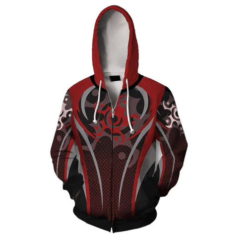 Image of Unisex Caveira Hoodies Rainbow Six Siege Zip Up 3D Print Jacket