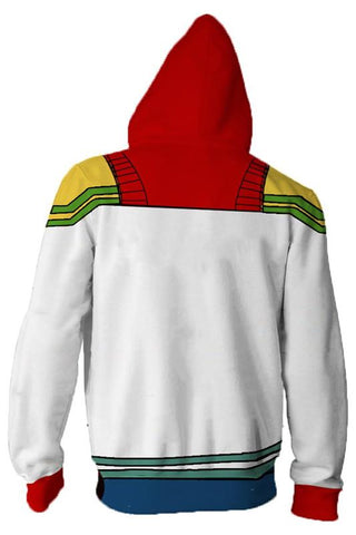 Image of Teen Hoodie Boku No Hero My Hero Academia Fatgum 3D Zip-Up Sweatshirt Unisex