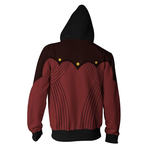 Image of Unisex Devil May Cry Dante Cosplay Zip Up Hoodie Jacket