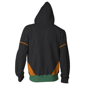 My Hero Academia Zipper Hoodie Katsuki Bakugo Sweatshirt