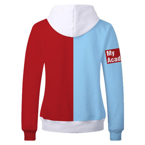 Image of Boku No Hero My Hero Academia Todoroki Shoto Hoodies Pullover Costume Sweatshirt Jacket Unisex