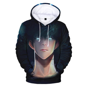 Anime Solo Leveling Sung Jin Woo 3D Printed Hoodies Sweatshirts