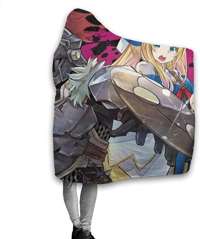 Image of Anime Goblin Slayer Flannel Hooded Blanket Cloak