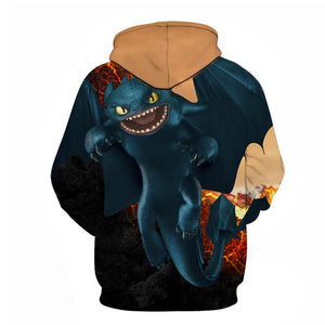 How To Train Your Dragon 3D Printed Hoodies