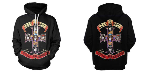Image of New Music Hoodies—— Guns N' Roses Unisex 3D Print Appetite For Destruction Hoodies