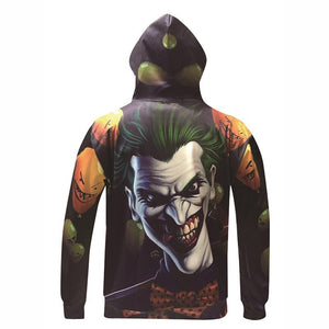 Suicide Squad 3D Hoodies - Joker Hooded Sweatshirt Hip Hop Pullovers