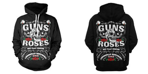 New Music Hoodies—— Guns N' Roses Unisex 3D Print Hoodies