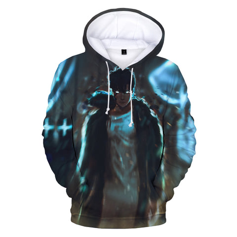 Image of Anime Solo Leveling Sung Jin Woo 3D Printed Hoodies Sweatshirts