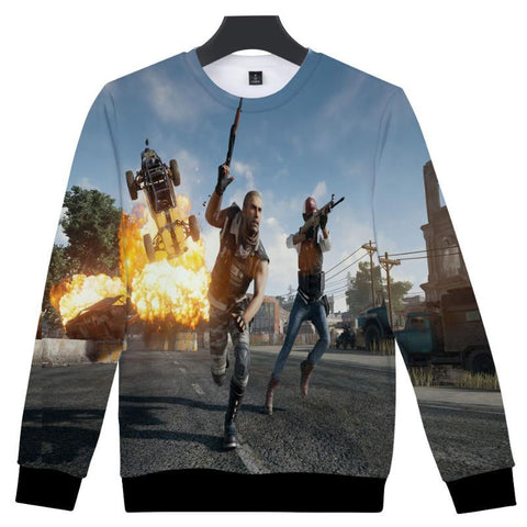 Image of Playerunknown's Battlegrounds 3D Print Sweatshirts - Game PUBG Pullover Tracksuit