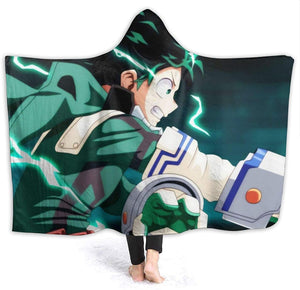 Anime My Hero Academia Hooded Blanket - Flannel Hooded Cloak