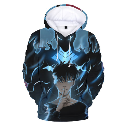 Image of Anime Solo Leveling Sung Jin Woo 3D Printed Hoodies Sweatshirts