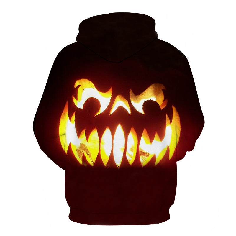 Halloween Terrible Pumpkin Lamp 3D Printed Hoodie