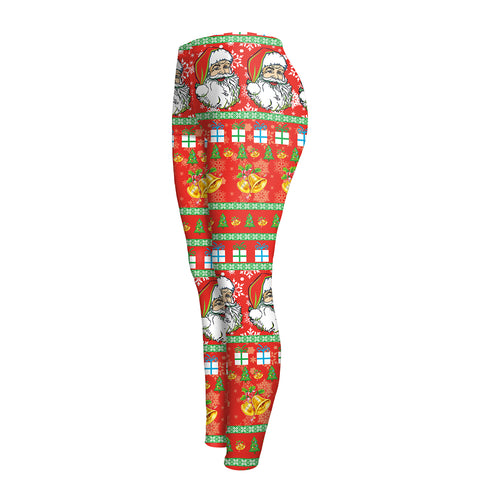 Image of Christmas Leggings - Women 3D Printed Santa Slim Legging